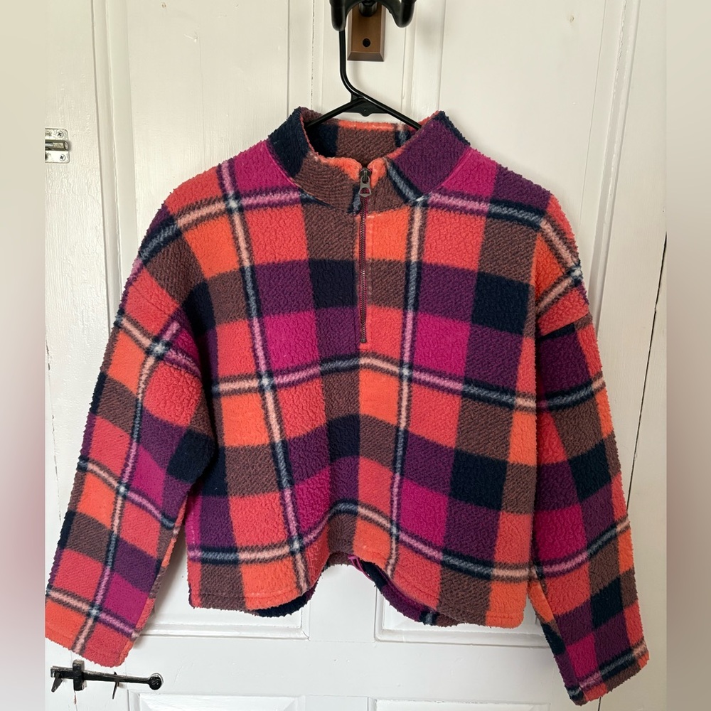 American Eagle Colorful Sherpa Jacket